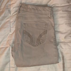 hollister tan skinny pants, w//23